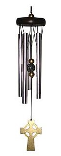 Celtic Cross Wind Chimes