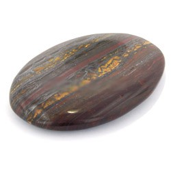 Tiger Iron Jasper Palm Stone