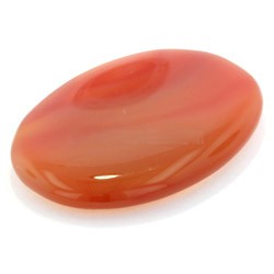 Red Carnelian Palm Stone