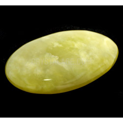 Green Serpentine Palm Stone