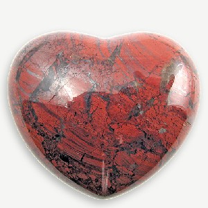 Poppy Jasper Puffy Hearts