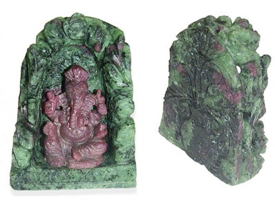 Ruby Zoisite Ganesh