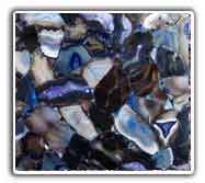 Blue Agate Wall Art Tiles