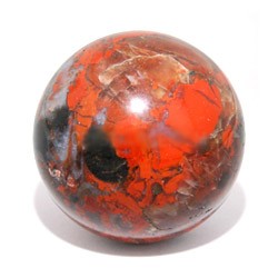 Poppy Jasper Crystal Sphere