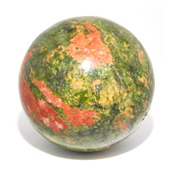 Unakite Crystal Spheres