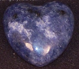 Sodalite Puffy Heart 