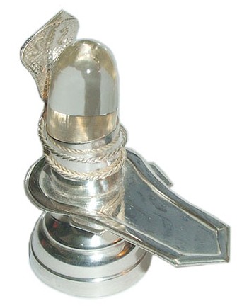 Sphatik Shivling With Silver Yoni Base