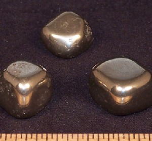 Tumbled Pyrite Cubes