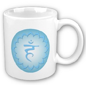 Throat Chakra - Light Blue Coffee Mugs