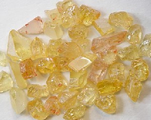 Yellow Zircon Faceted Rough