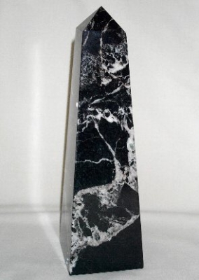 Zebra Marble Obelisks