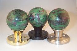 Ruby Zoisite Privacy or Passage Doorknob Set