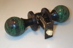 Ruby Zoisite Doorknobs Set