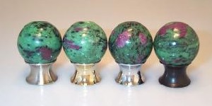 Ruby in Zoisite Cabinet Knobs 