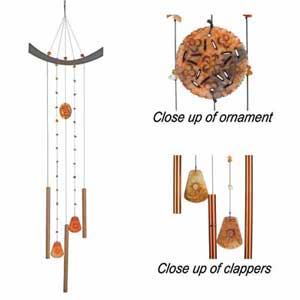 Unique Feng Shui Wind Chimes With Amber