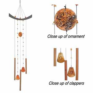 Unique Feng Shui Wind Chimes With Amber