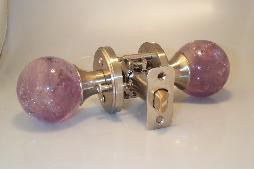 Amethyst Privacy or Passage Doorknob Set