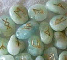 Aquamarine Engraved Runes Sets