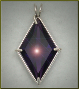 Ascension Star Pendant - Siberian Purple Quartz