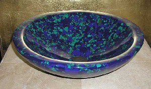 Azurite Malachite Vessel Sinks