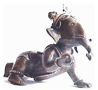 Baby Ganesh Brass Statue