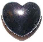 Black Onyx Puffy Heart