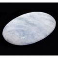 Blue Calcite Palm Thumb Worry Stone