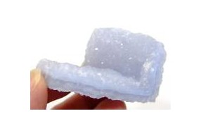 Blue Chalcedony Crystal Geode