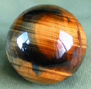 Blue & Gold Tiger Eye Sphere 