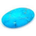 Blue Howlite Palm Thumb Worry Stone