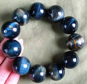 Blue & Gold Tiger Eye Bracelet 