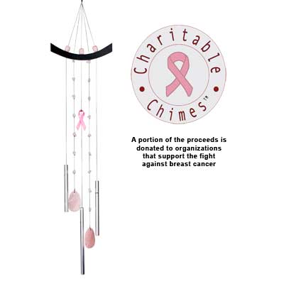 Breast Cancer Wind Chimes