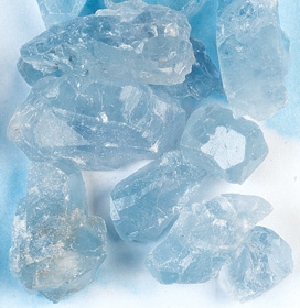 Raw Madagascar Celestite Crystal Pieces