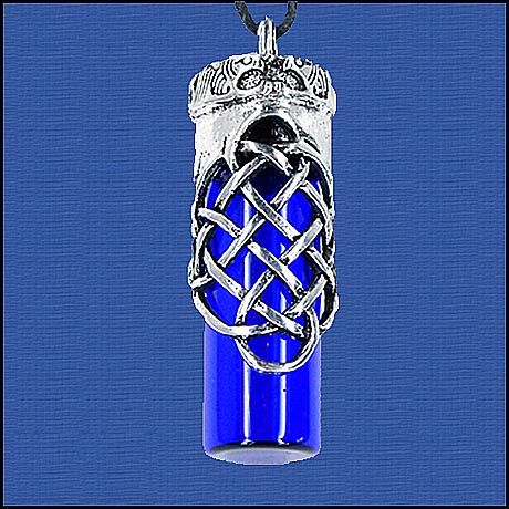 Open Celtic Knot Essential Oil Bottle Pendants