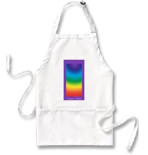 Crown Chakra design Aprons