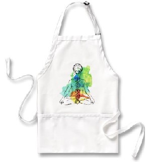 Chakra Color Artwork Aprons