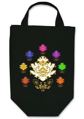 Chakra Lotus Flowers Tote Bag