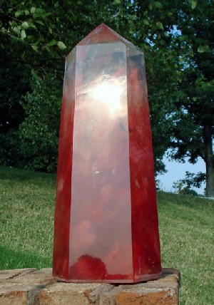 Cherry Quartz Obelisks