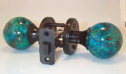 Chrysocolla Knobs