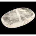 Clear Quartz Palm Thumb Worry Stone