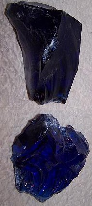 Cobalt Blue Obsidian Large Chunks