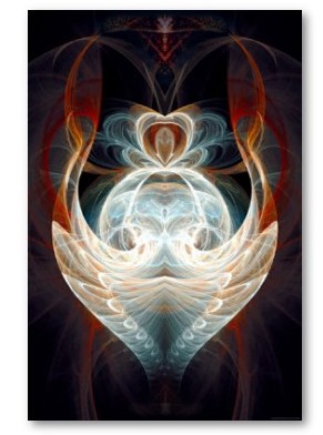 Crystal Wings Chakra Artwork Prints