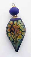  custom blown glass essential oil pendants