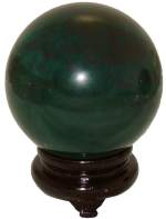 Green Moss Agate Sphere