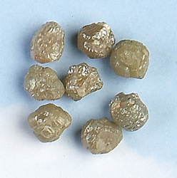 African Cubic Rough Diamonds Crystals
