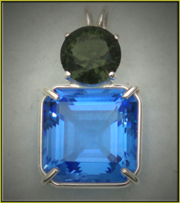 Earth Heart Crystal - Siberian Blue Quartz