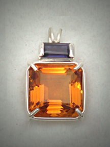 Earth Heart Crystal - Siberian Gold Quartz