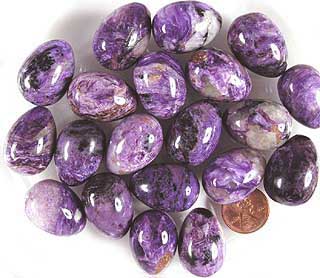 Charoite Eggs