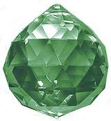 Emerald Swarovski Feng Shui Prism Balls