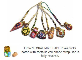 Fimo Clay Essential Oil Bottles